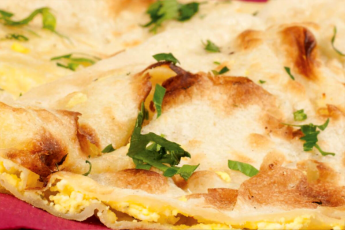 Paneer naan with butter
